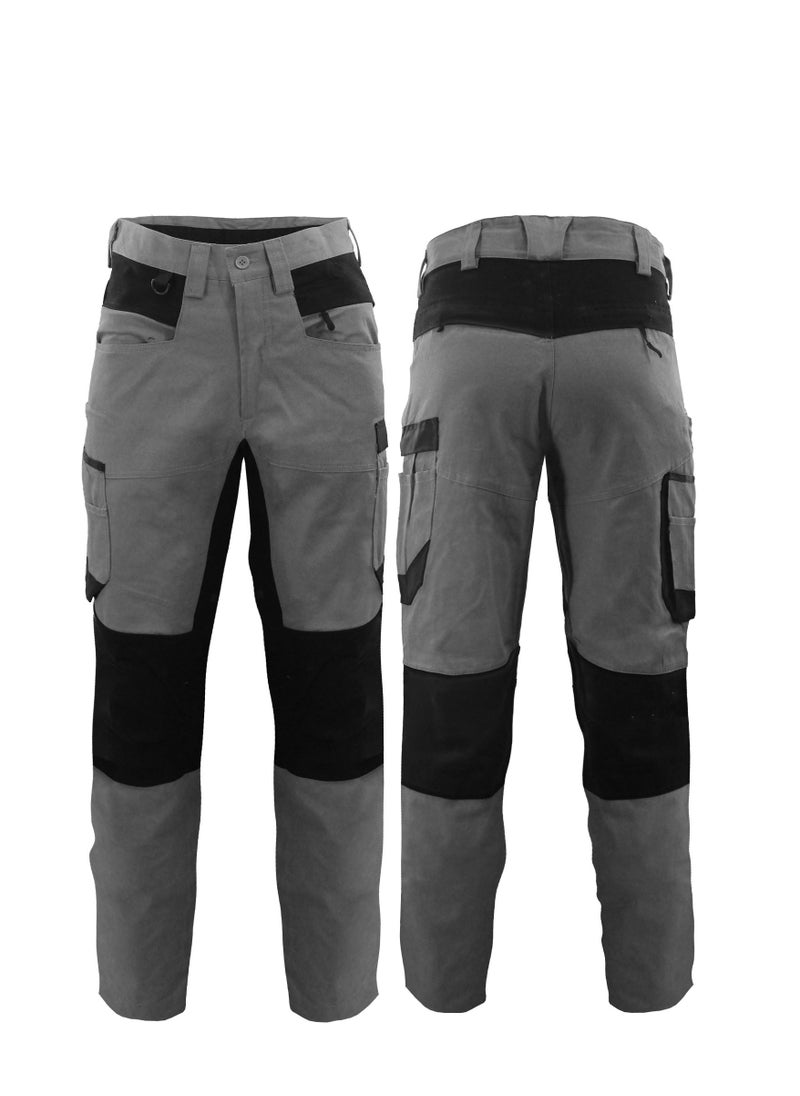 Zuolaya - Tactical Cargo Pants Men Outdoor Trousers Casual Multi Pocket Pants Gray - Image 1