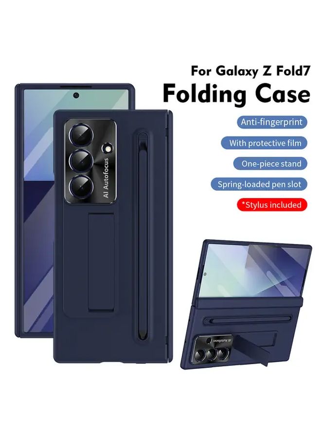 Grey Minimalist Solid Design Case for Samsung Galaxy Z Fold 7 - Image 1