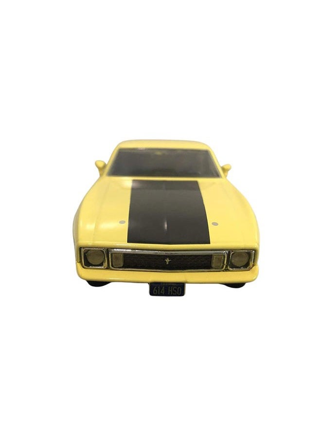 GreenLight 1973 Ford Mustang Mach 1 Yellow Eleanor Gone in Sixty Seconds" Movie (1974) 1/43 Diecast Model Car " - Image 4