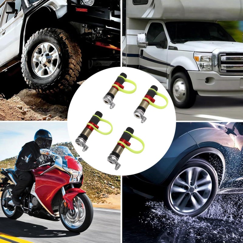 4Pcs Off Road Tire Deflator Valve Kit High Working Accuracy - Image 5