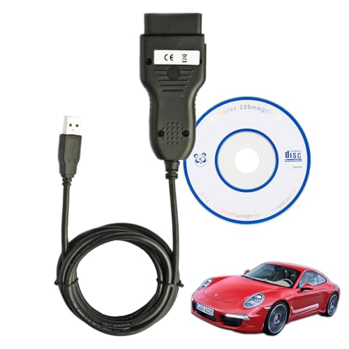 VZG OBD2 ECU Scanner Tool for Porsche Piwis Diagnostic Cable,Support Most of for Porsche 911/Cayenne/Box-ster Vehicle from 1996-2007 Models,Work with Windows XP Durametric V3.0.15.0 Software - Image 1