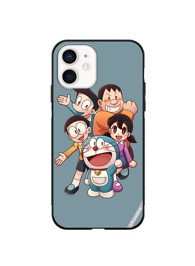 VR CREATIVE Protective Case Cover For Apple iPhone 11 Doremon Design Multicolour - Image 1