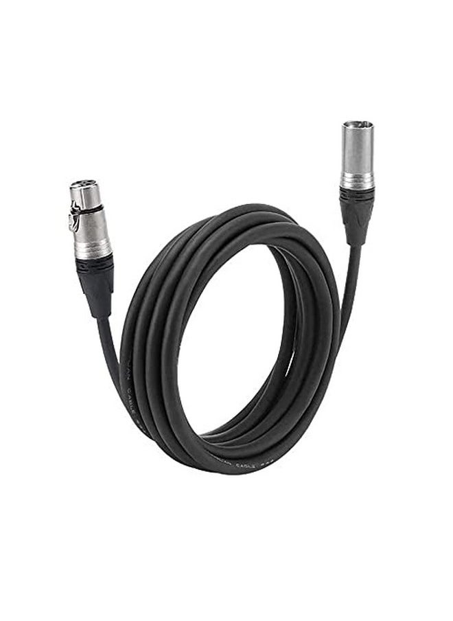 Kadence Kadence Professional Balanced 3 pin XLR Male to Female XLR Microphone, Guitar, Audio, Speaker Cable, 50% Extra Cooper Alloys for Easy Soldering XLR Cable 6MTR  - Image 1