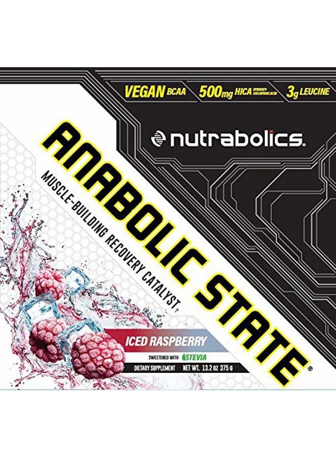 nutrabolics Dietary Supplement Anabolic State Iced Raspberry 375g (30 Servings) - Image 2