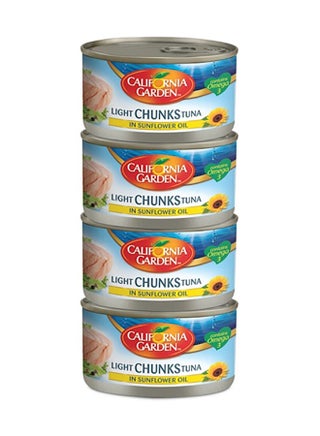 Light Canned Tuna Chunks In Sunflower Oil