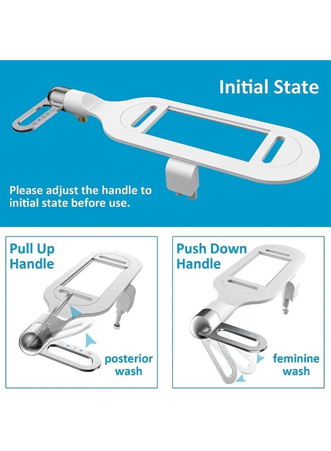 Home Toilet Sitz Bath Attachment - Dual Nozzles, Adjustable Pressure, Ultra Thin, Non Electri - Image 4