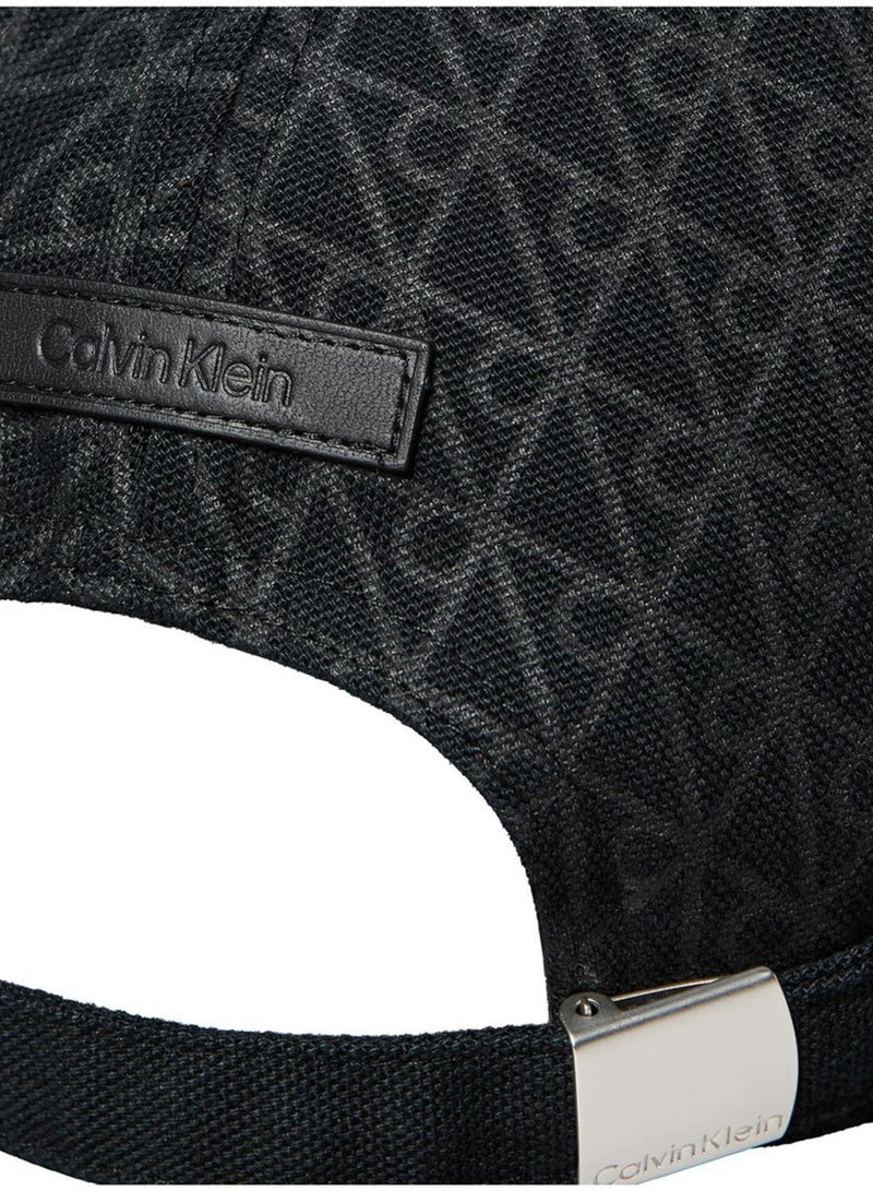 CALVIN KLEIN Cotton Twill Adjustable Emblem Logo Cap - Image 3