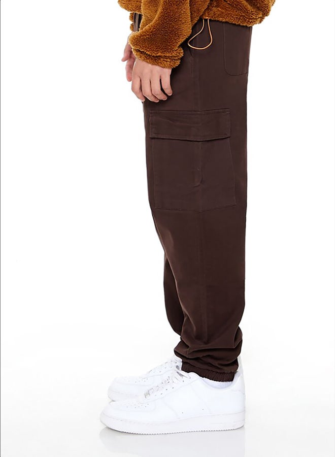 FOREVER 21 Mid-Rise Drawstring Cargo Joggers - Image 3