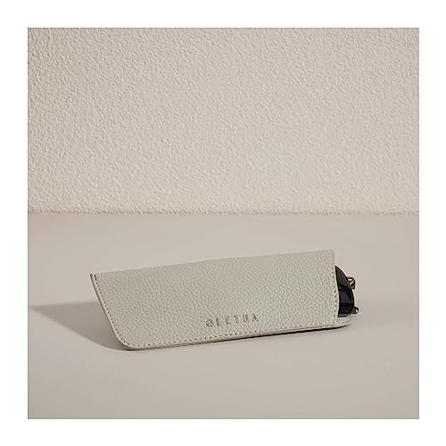 OLETHA Soft Glasses Case Set of 2 - Aesthetic Slim Travel Pouch Compatible with SOJOS Sunglasses, Eyeglass, Reading Glasses - Light Taupe - Image 1