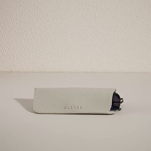OLETHA Soft Glasses Case Set of 2 - Aesthetic Slim Travel Pouch Compatible with SOJOS Sunglasses, Eyeglass, Reading Glasses - Light Taupe - Image 5