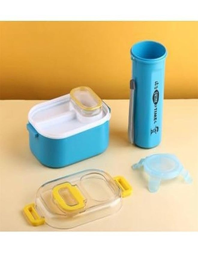 CARTZILLA Wow Combo Lunch Box Set | 800ml Airtight Leakproof Tiffin + 400ml Water Bottle| School Office Lunch Box for Kids & Adults | BPA Free - Image 3