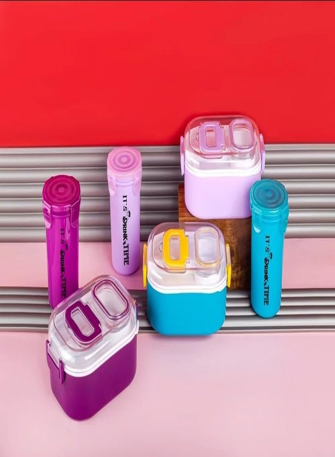 CARTZILLA Wow Combo Lunch Box Set | 800ml Airtight Leakproof Tiffin + 400ml Water Bottle| School Office Lunch Box for Kids & Adults | BPA Free - Image 5
