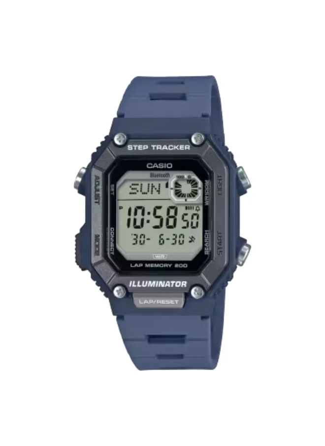 كاسيو Men's Resin Digital Watch WS-B1000-2AVDF - 41.3 mm