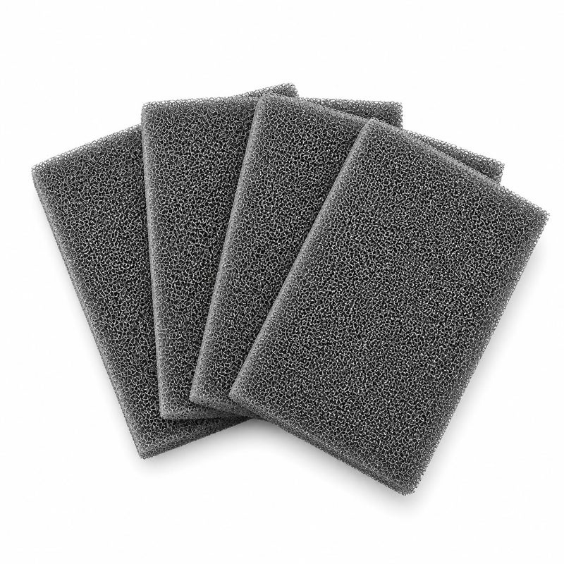 Reusable Non Scratch Kitchen Cleaning Sponges for Dishes and Cookware, Heavy Duty Scrubber Pads for Pots, Pans, Plates and Surfaces Safe for Non Stick and Glass 12 x 7 cm (Pack 4pcs) - Image 1