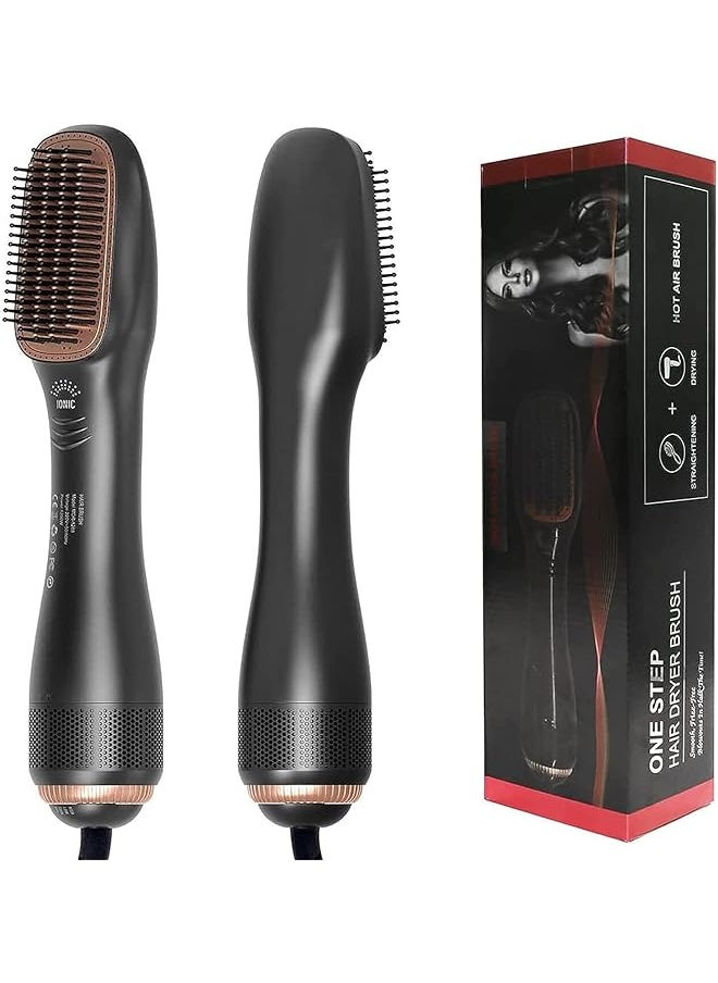 Brush Hot Air Hair Straightener Comb With Ion Generator 3 In 1 Hair Dryer And Styler 1200W Hot Air Brush Hair Straightener Comb 3 Speeds Hair Styler (Black) - pzsku/Z84356FDBD88DD45A7DADZ/45/_/1696568015/049e4ba2-affa-45b1-8adb-87f8fb39636e