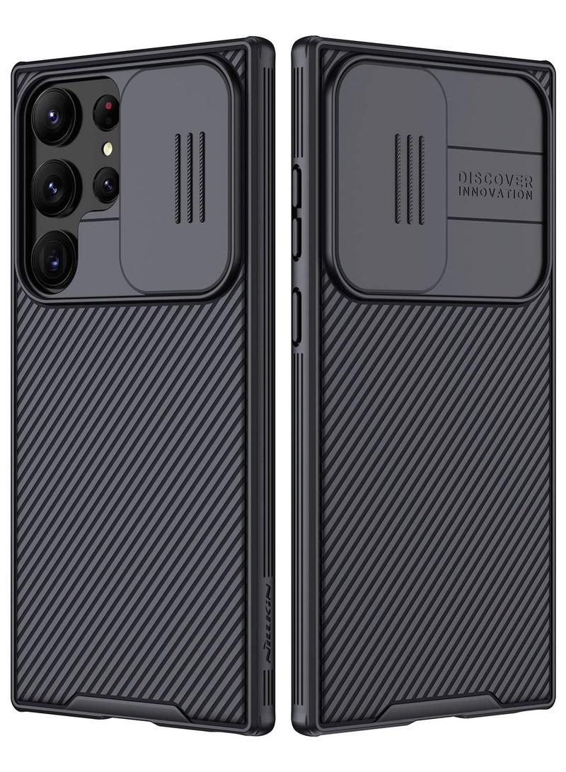Nillkin For Samsung Galaxy S25 Ultra Case, Camera Lens Protection Slide Cover, TPU+PC Shockproof Bumper Back Cover, Anti-Fingerprint Mobile Phone Case, Slim Fit Protective Casing - Image 1