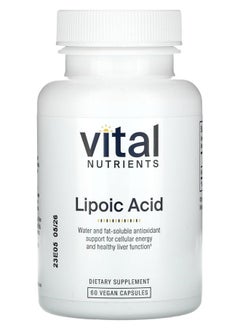 Vital Nutrients Lipoic Acid 60 Vegan Capsules 