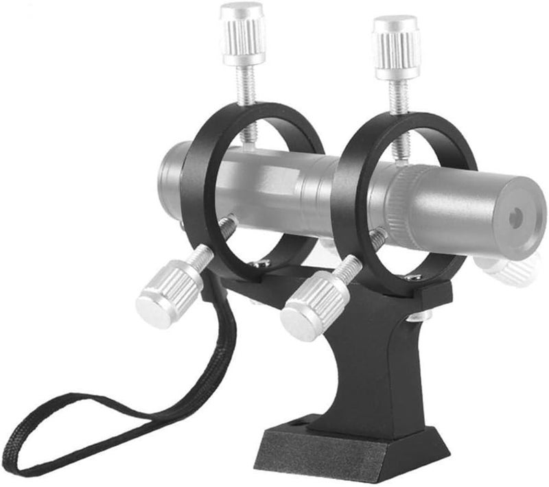Maxmartt Finder Scope Bracket Telescope L-a-z-e-r Finder Bracket L-a-s-e-r Pointer Bracket Aluminum Alloy Adjustable Pointer Finder Scope Bracket for Astronomical Telescope - Image 1