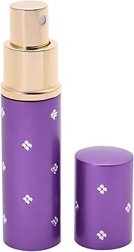 Filfeel Perfume Atomiser Bottle 10ml Aluminium Refillable Perfume Bottle Portable Empty Pump Lotion Perfume Atomizer Purple - Image 2