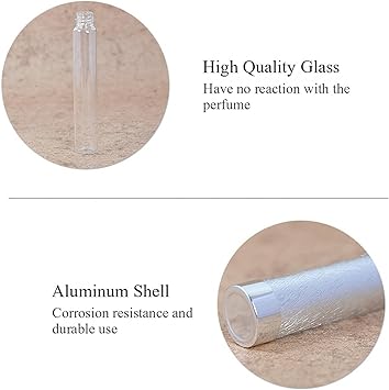 Filfeel Perfume Atomiser Bottle 10ml Aluminium Refillable Perfume Bottle Portable Empty Pump Lotion Perfume Atomizer Purple - Image 3