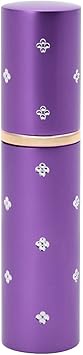 Filfeel Perfume Atomiser Bottle 10ml Aluminium Refillable Perfume Bottle Portable Empty Pump Lotion Perfume Atomizer Purple - Image 1