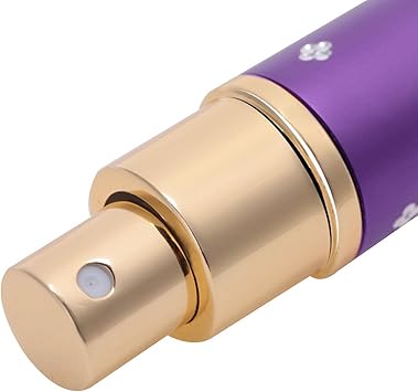 Filfeel Perfume Atomiser Bottle 10ml Aluminium Refillable Perfume Bottle Portable Empty Pump Lotion Perfume Atomizer Purple - Image 5