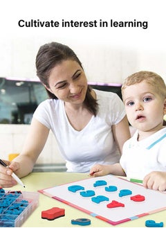 GROIC Classroom Magnetic Alphabet Letters Kit 234 Pcs with Double - Side Magnet White Board - Foam Alphabet Letters for Preschool Kids Toddler Spelling and Learning Colorful  - Image 3