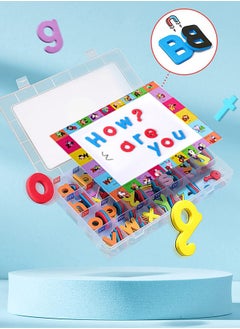 GROIC Classroom Magnetic Alphabet Letters Kit 234 Pcs with Double - Side Magnet White Board - Foam Alphabet Letters for Preschool Kids Toddler Spelling and Learning Colorful  - Image 2