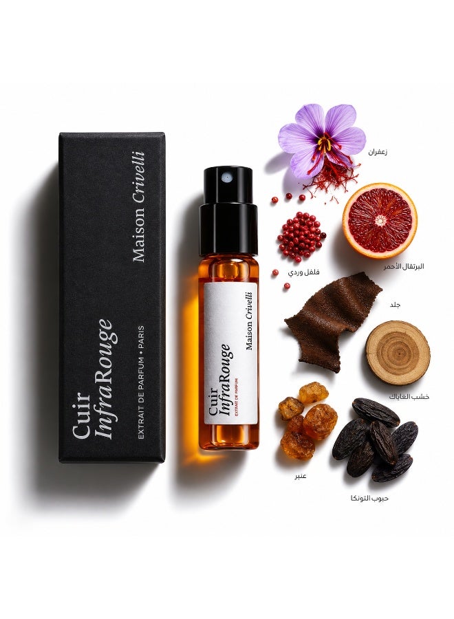 Maison Crivelli Cuir Infrarouge Extrait de Parfum 1.5 ml - Image 2