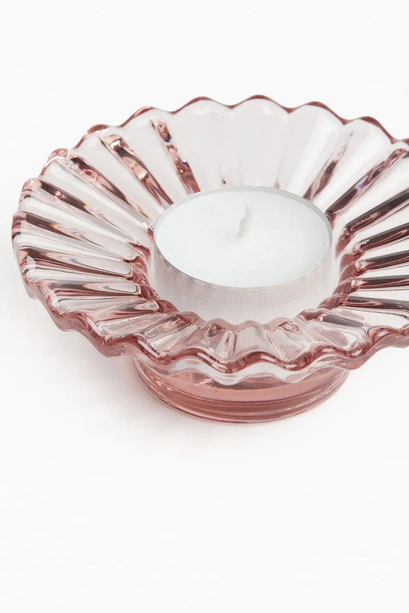 اتش اند ام Glass tealight holder