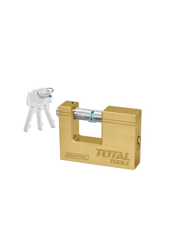 Total Brass Padlock 60 Premium Quick Service 234G  Tlk32603