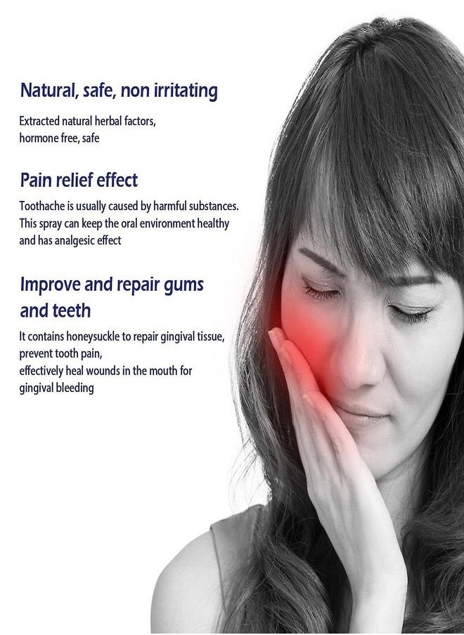 SOUTH MOON - Toothache relieving Spray, Instant teeth treatment relief toothache sprays, Freshen breath and improve oral health, Teeth treatment relief Toothache muscle pain sprays remedies teeth - Image 1