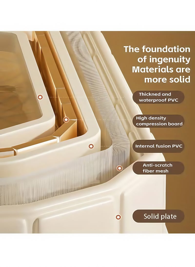 Foldable Bathtub for Adult Large Foldable Collapsible tub Portable Bathtub for Bathroom Folding SPA Tub for Shower Stall, Ideal for Small Spaces - Quick, Effortless Folding Bathtub - Image 3