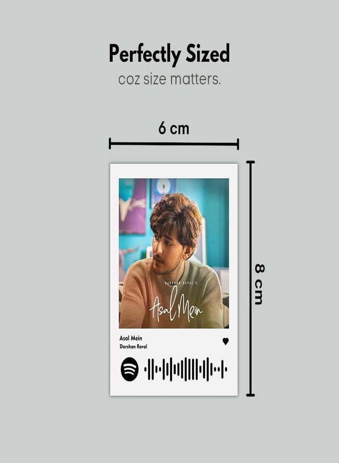 INDOART NET INDOARTNET - Darshan Raval Poster Photocards | Darshan Raval Songs Mini Poster Kit (Set of 16) | Darshan Raval Soni Soni, Asal me, Hawa banke Songs Size (8 x 6 cm) Posters for Phone Accessories, Bedroom, Office - Image 2