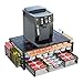 Simple Trending Coffee Pod Holder for K-Cups, with 2 Tier Slidng Storage Drawer and Coffee Accessories Holder, 63 Large