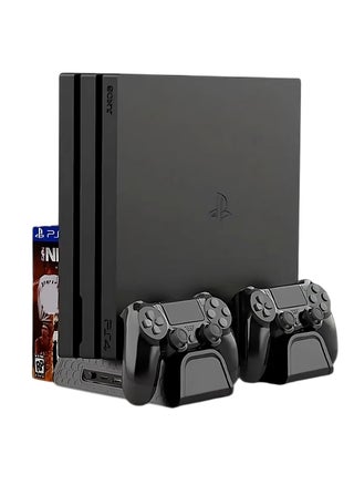 حامل تبريد مع محطة شحن لوحدة تحكم PS4 – شاحن مزدوج لوحدة التحكم ومروحة تبريد فعالة وتصميم موفر للمساحة (أسود) - pzsku/Z8435FF15041EFE81B719Z/45/_/1739964736/9abe1496-7dbb-4bd8-8551-7b0ff68b27fc