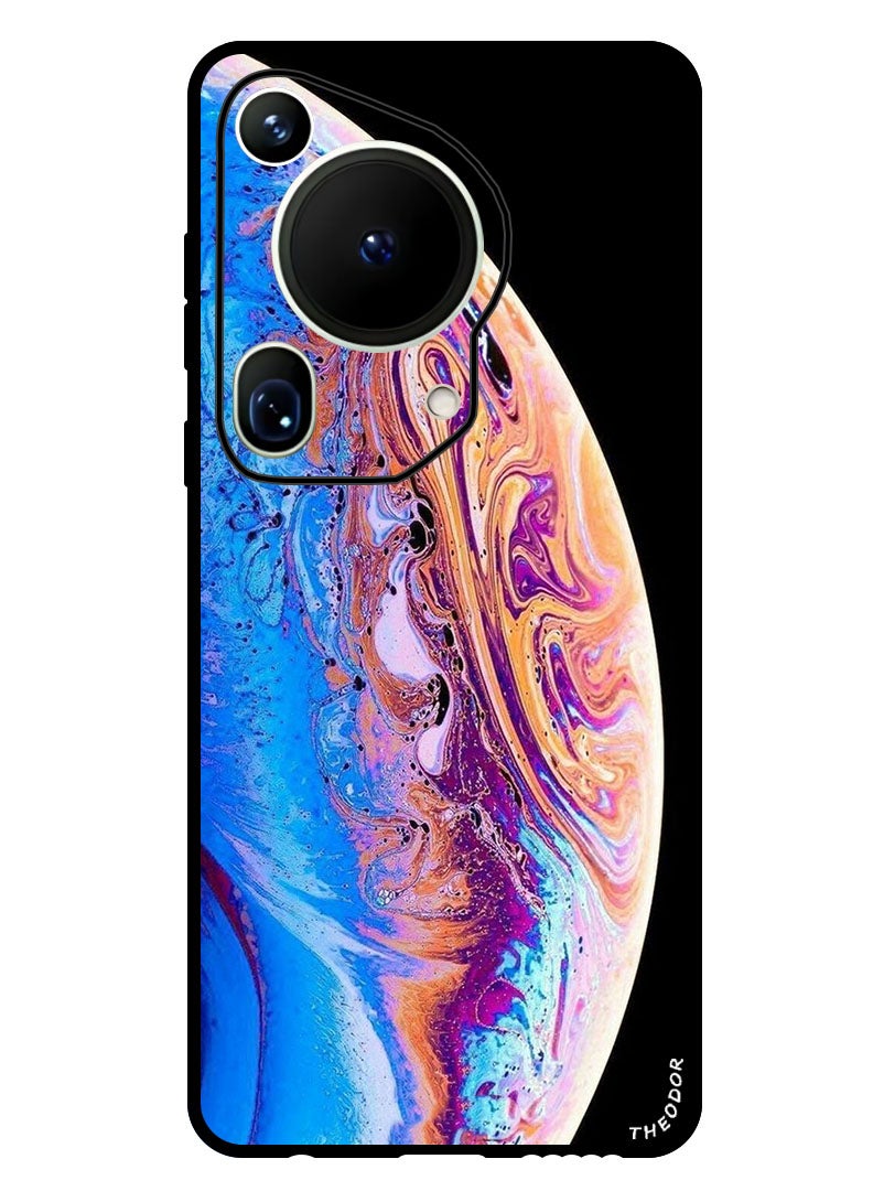 Theodor Protective Case Anti Scratch Shock Proof Bumper Cover For Huawei Pura 70 Ultra Earth wallpaper - Image 1