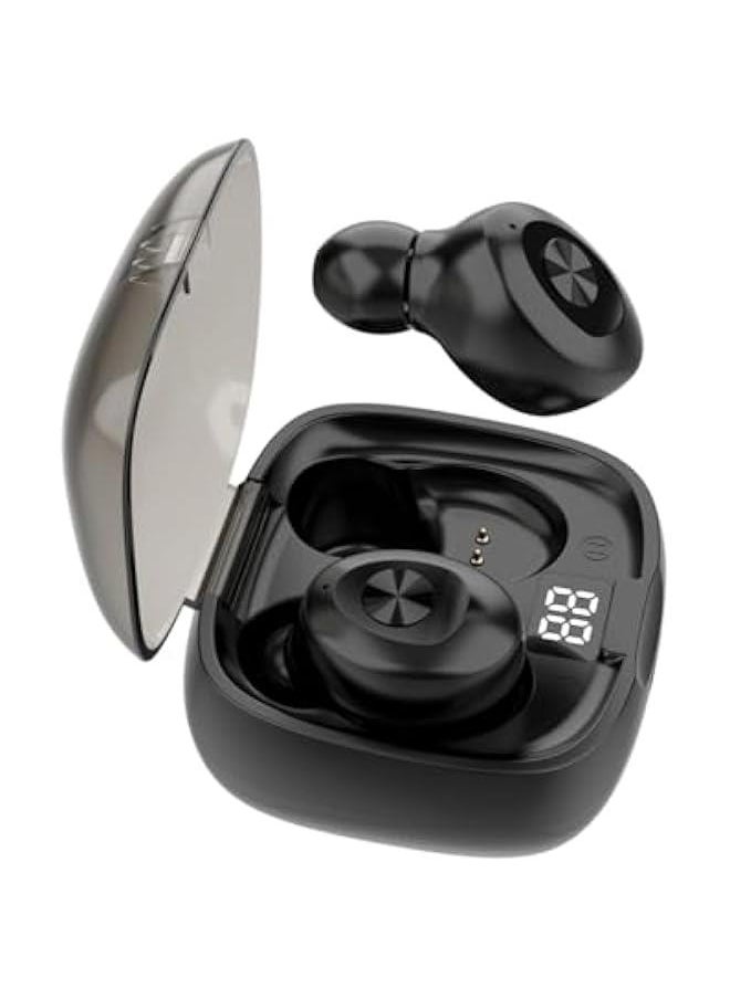 Generic - Mini TWS Gaming in-Ear Earbuds Wireless Earphones - Low-Latency with Charging case Bluetooth in Ear Headphones TWS Headset Suitable for Gamers/Runners/Fitters/Sport -Black - Image 1