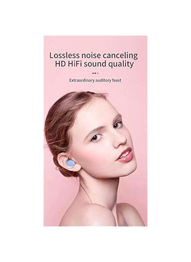 Generic - Mini TWS Gaming in-Ear Earbuds Wireless Earphones - Low-Latency with Charging case Bluetooth in Ear Headphones TWS Headset Suitable for Gamers/Runners/Fitters/Sport -Black - Image 1