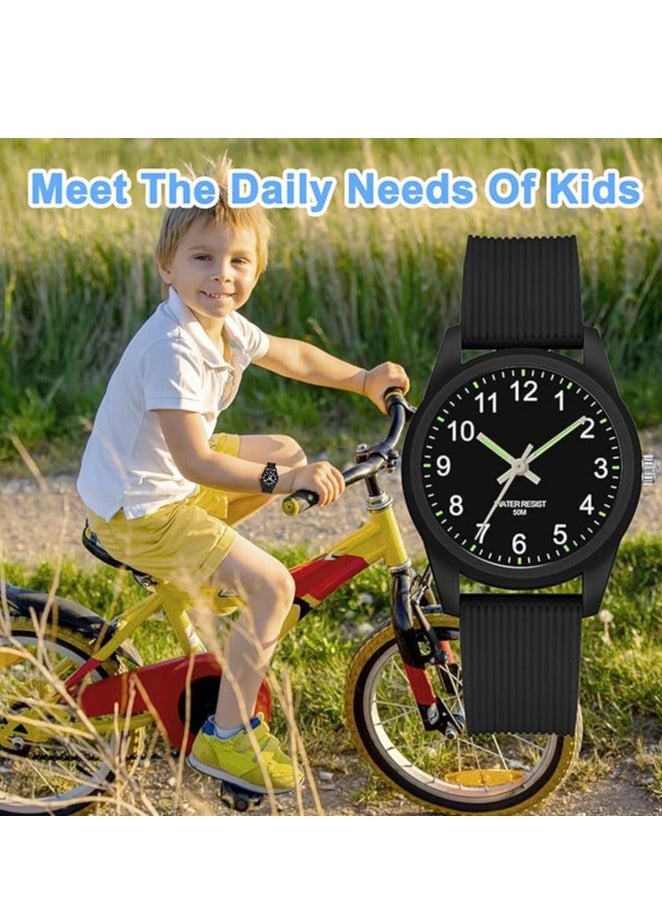 Sanda Kids Analog Watches for Girls Boys Kids Watches with Soft Band Learning Time 50M Waterproof Children Watch Easy to Read for Ages 3-10 Kids Great Birthday Gifts - Image 4