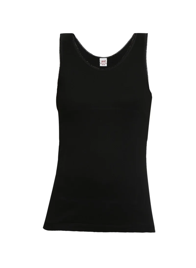 BYC WOMEN'S COTTON VEST - BLACK