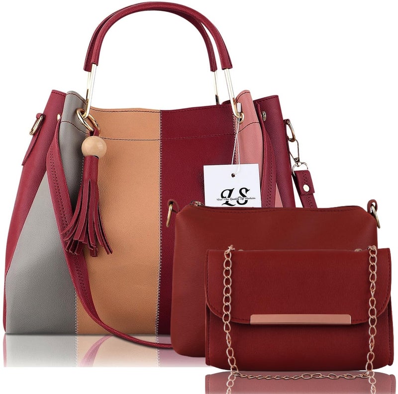 Like Style Women & Ladies Handbag's Pack Of 3 - Image 1