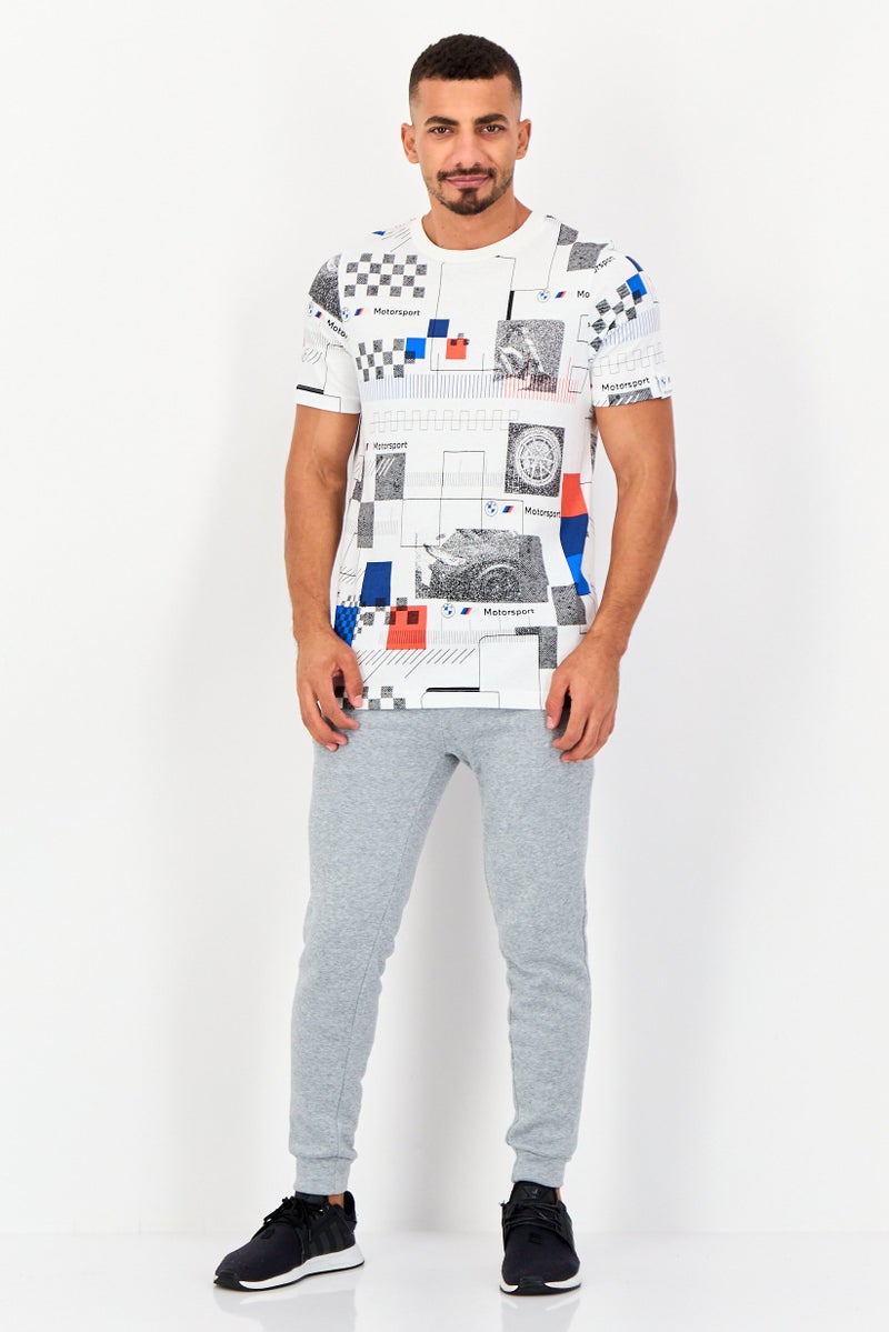 Puma x BMW Motorsport Men Sportswear Fit Short Sleeve Outdoor T Shirt, Multicolor - Image 4