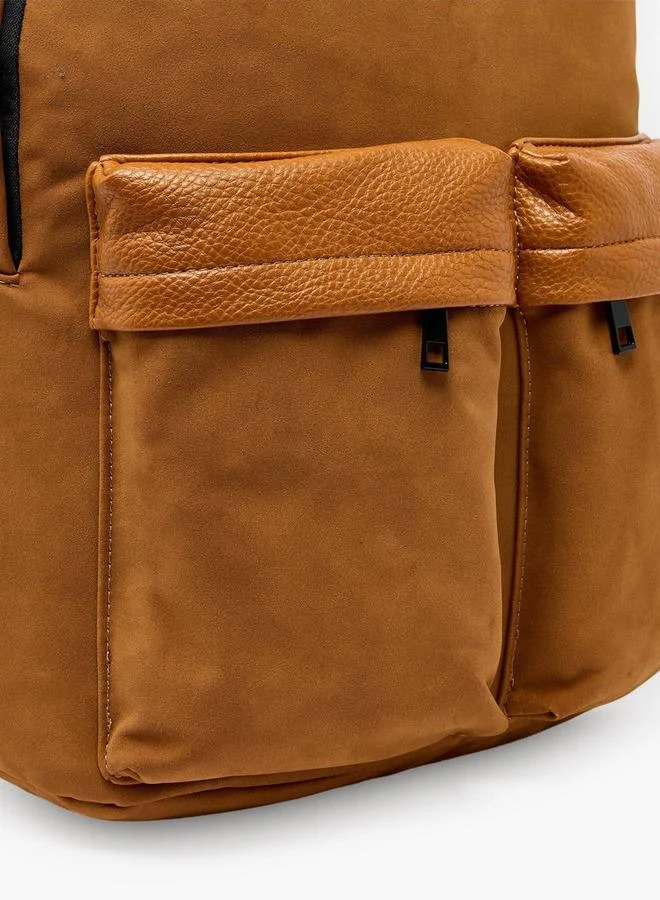 Duchini TAN Men Padded Shoulder Strap Backpack  | Best Price UAE