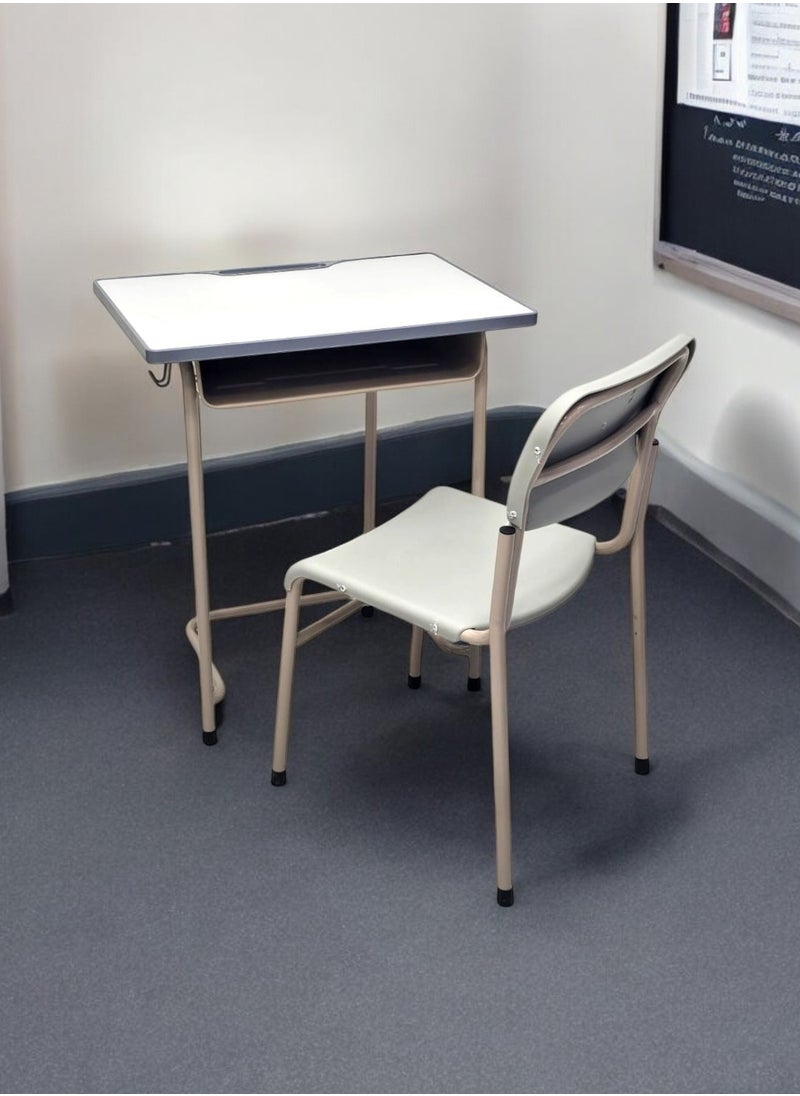 Multi Home Furniture Multi home furniture Education Study Table And Chair With Clock And Pencil Holder For Kids MH-ST23 Grey  - Image 3