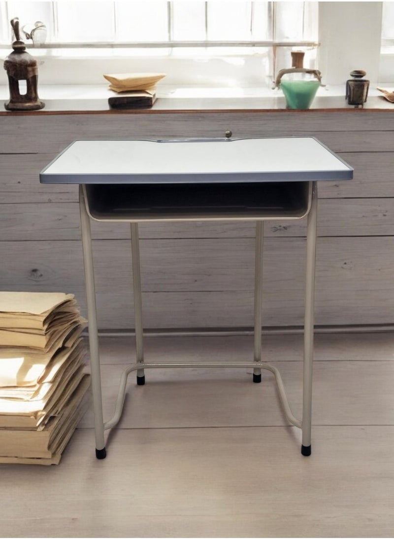 Multi Home Furniture Multi home furniture Education Study Table And Chair With Clock And Pencil Holder For Kids MH-ST23 Grey  - Image 4