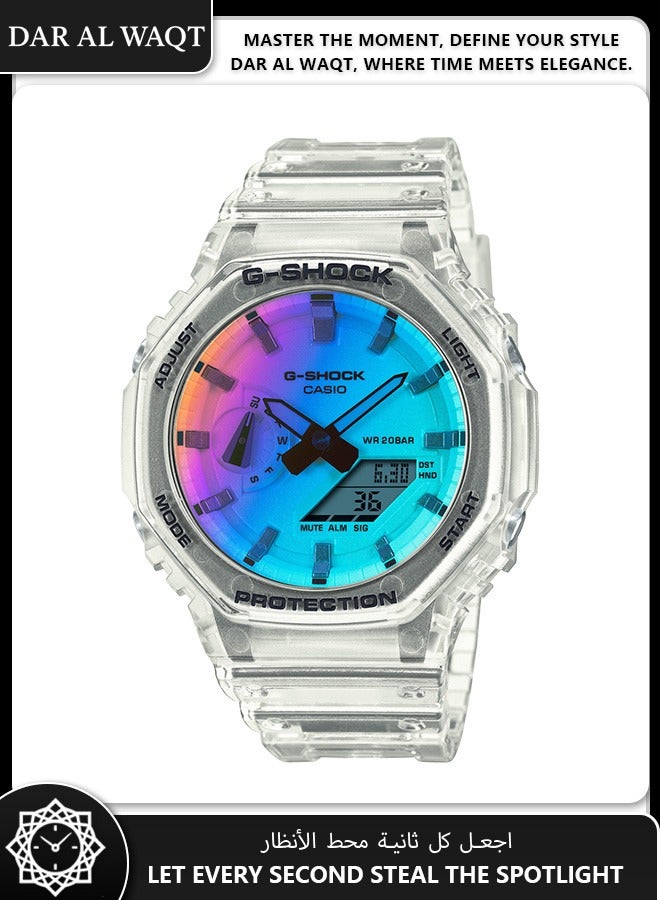 Casio G-Shock GA-2100SRS-7A Prismatic Crystal Edition - Full-Surface Iridescent Finish, Color-Shifting Vapor Deposition, Limited Edition Watch - Image 1