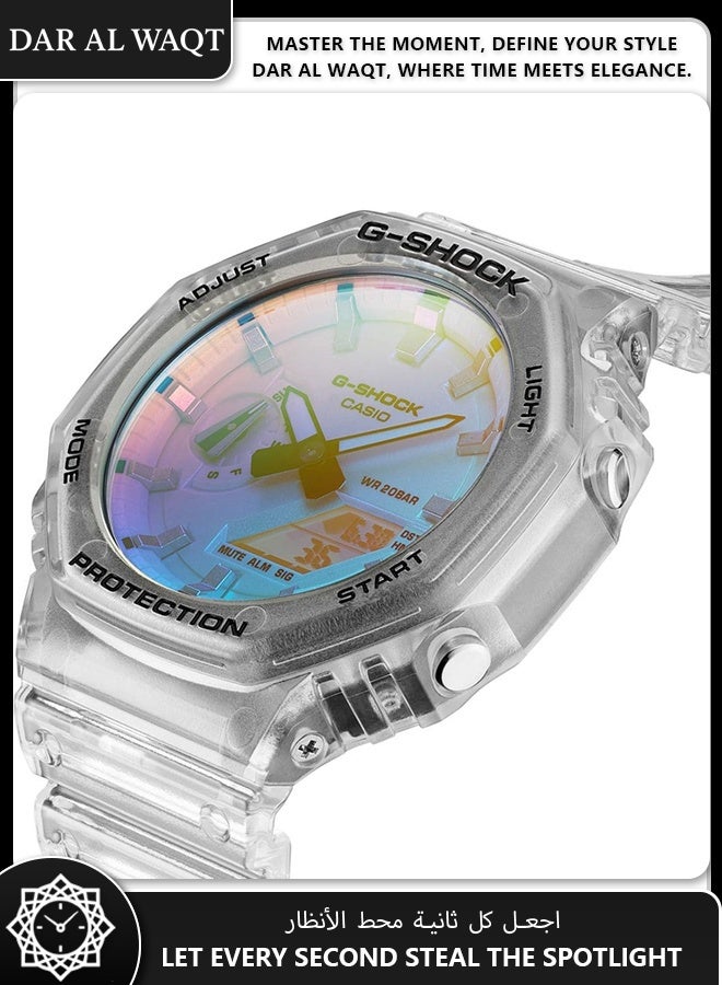Casio G-Shock GA-2100SRS-7A Prismatic Crystal Edition - Full-Surface Iridescent Finish, Color-Shifting Vapor Deposition, Limited Edition Watch - Image 2
