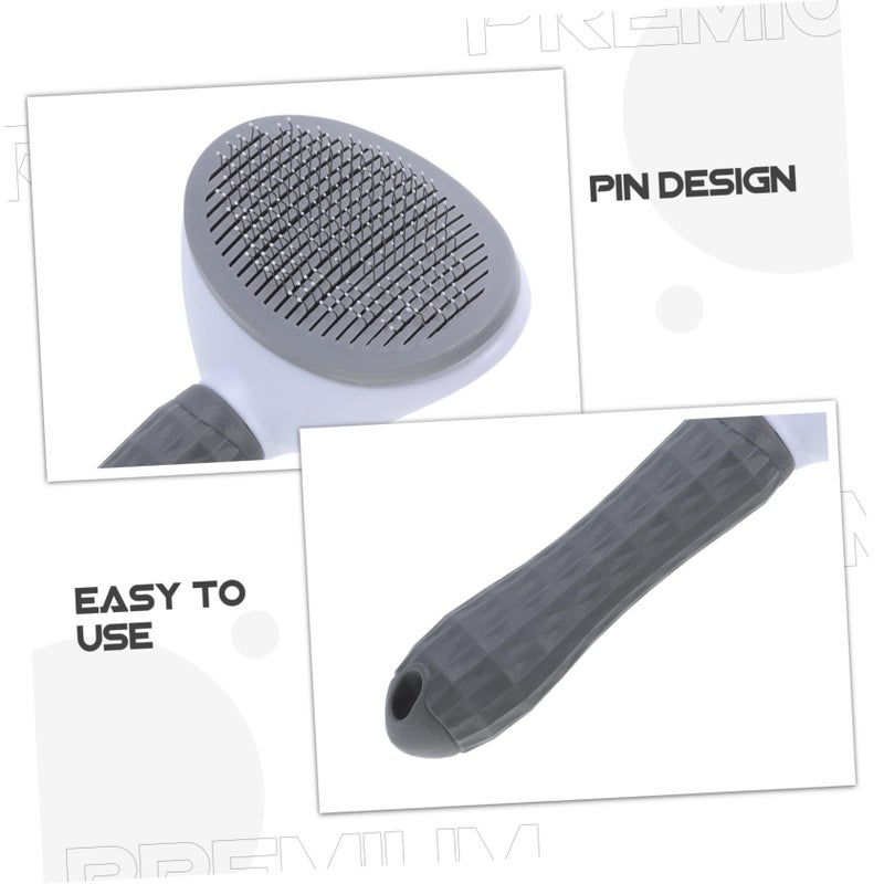 Pet Grooming Comb for Cats Dogs Hair Removal Brush with Ergonomic Handle - Image 4
