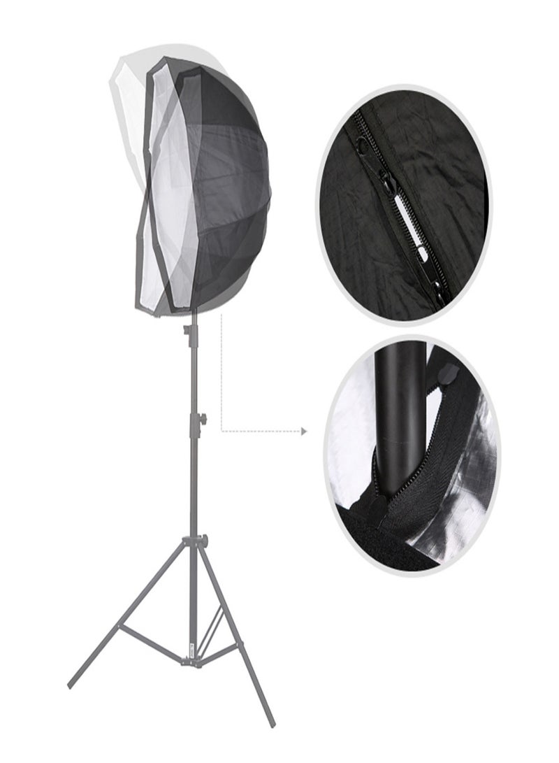 Godox Portable Octagon Softbox 80cm / 31.5in Umbrella Brolly Reflector for Speedlight - Image 5